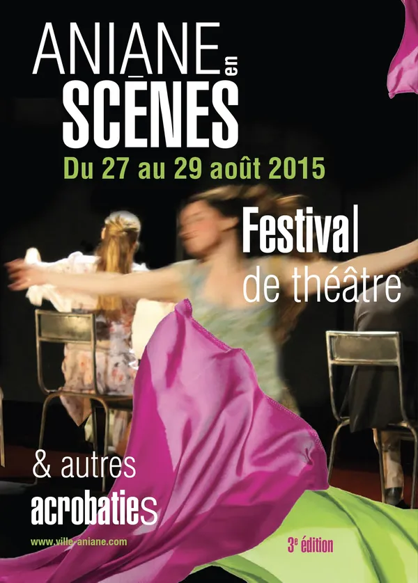 Affiche du festival Aniane en Scènes 2015
