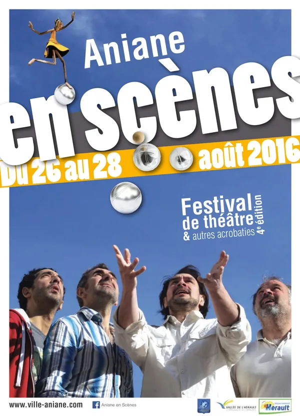 Affiche du festival Aniane en Scènes 2016
