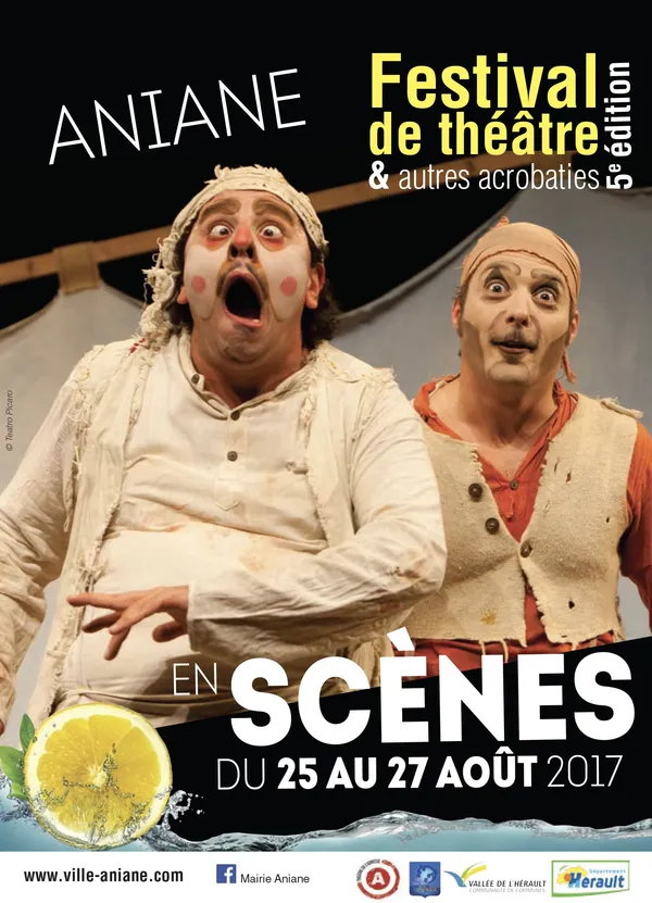 Affiche du festival Aniane en Scènes 2017