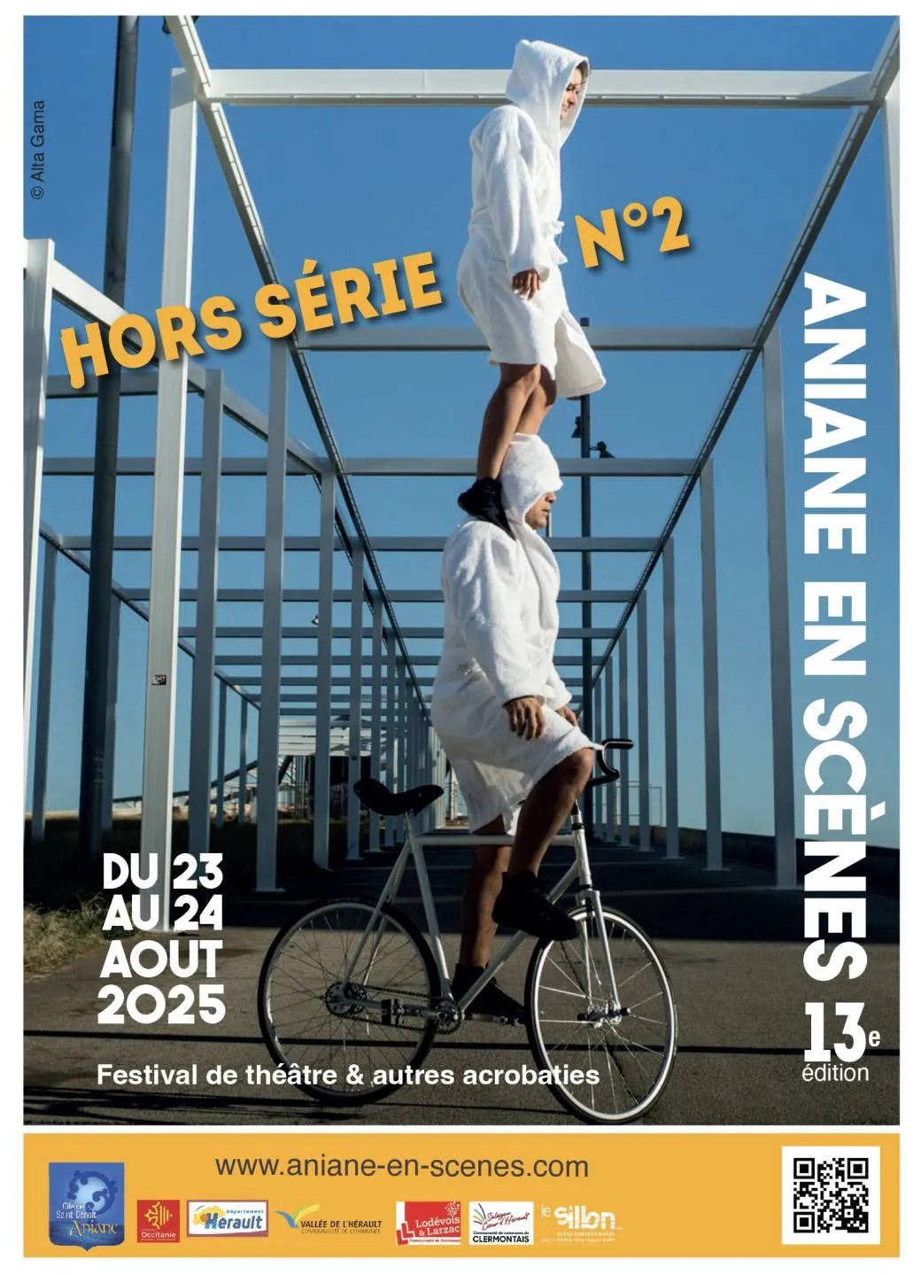 Affiche du festival Aniane en Scènes 2025